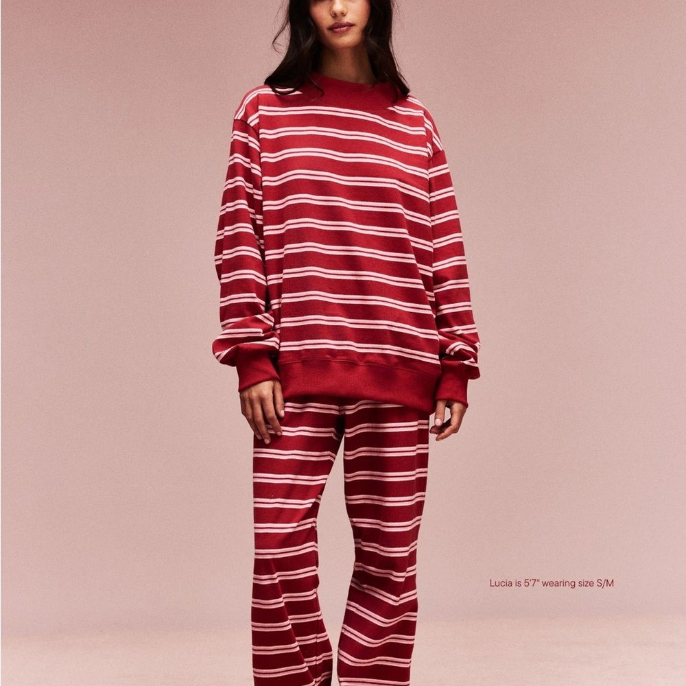 Parke Amore Red Stripe Set